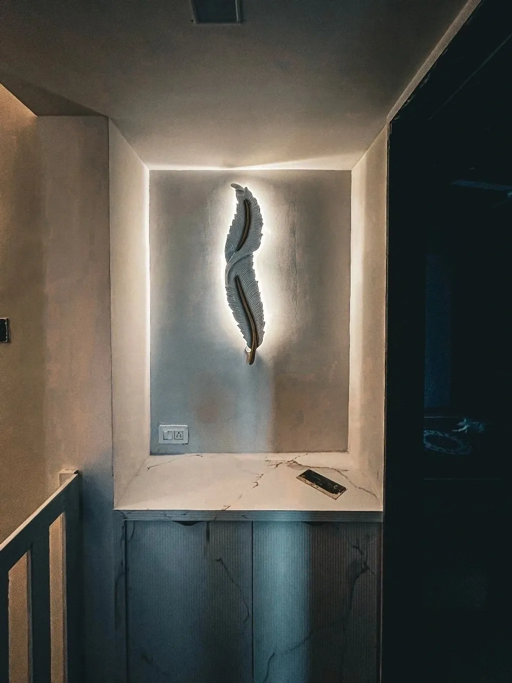 Focal point created in the dead passage